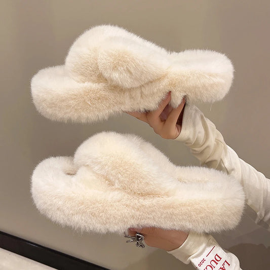 SnuggleCozy Fluffy Slipper